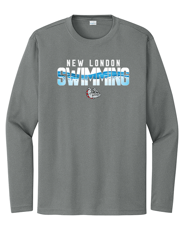 Iron Grey Heather Swimming Pool Dri-Fit Long Sleeve