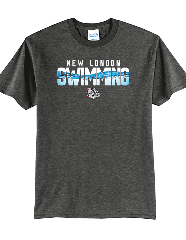 Black Heather Swimming Pool Core Blend Tee