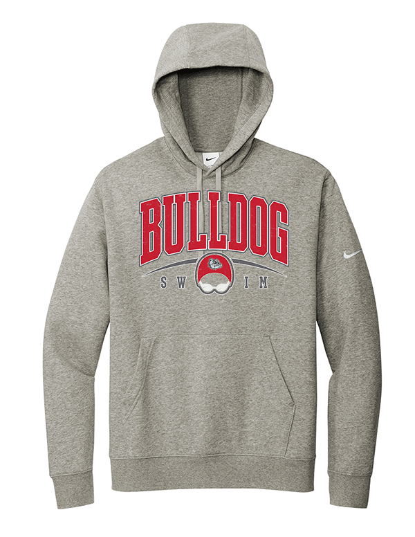 Dark Grey Heather Bulldog Swim Nike Sweatshirt