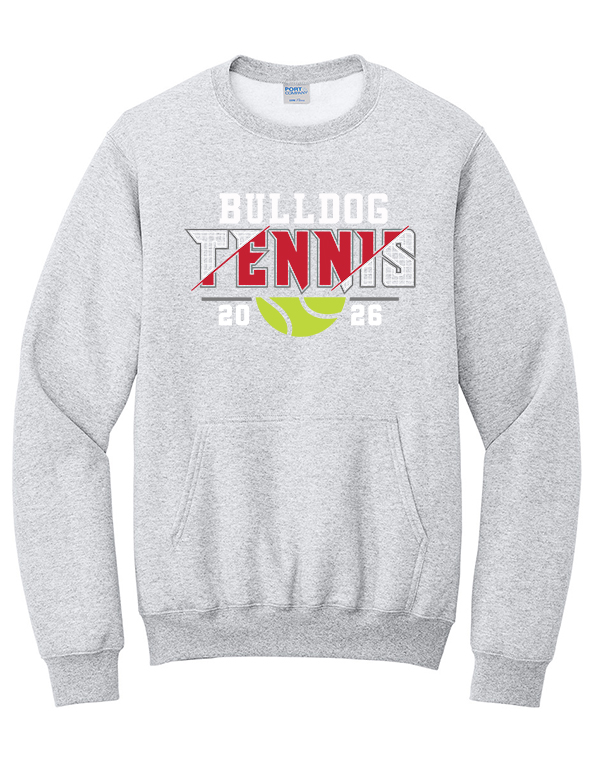 Ash Bulldog Tennis Pocket Crewneck