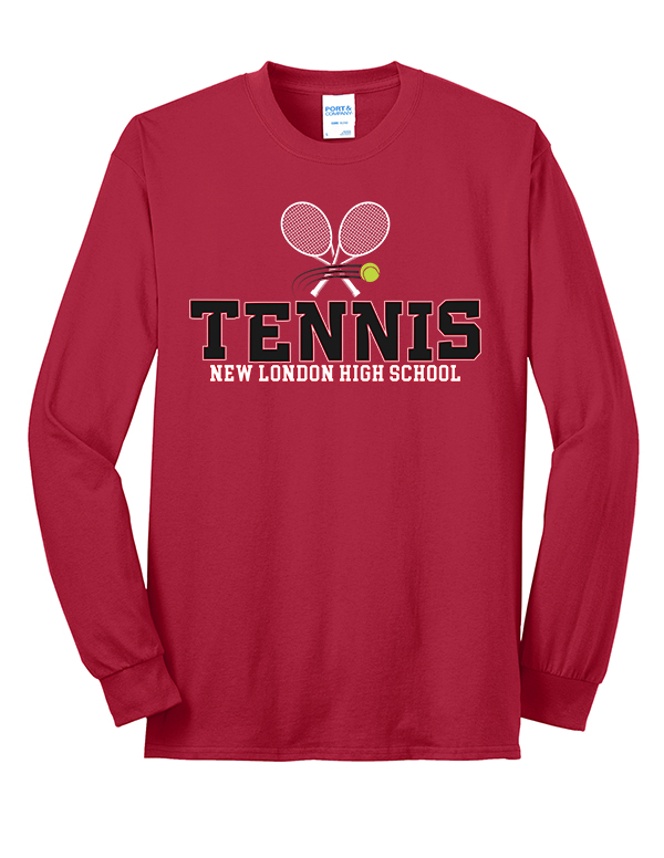 Red NLHS Tennis Core Blend Long Sleeve