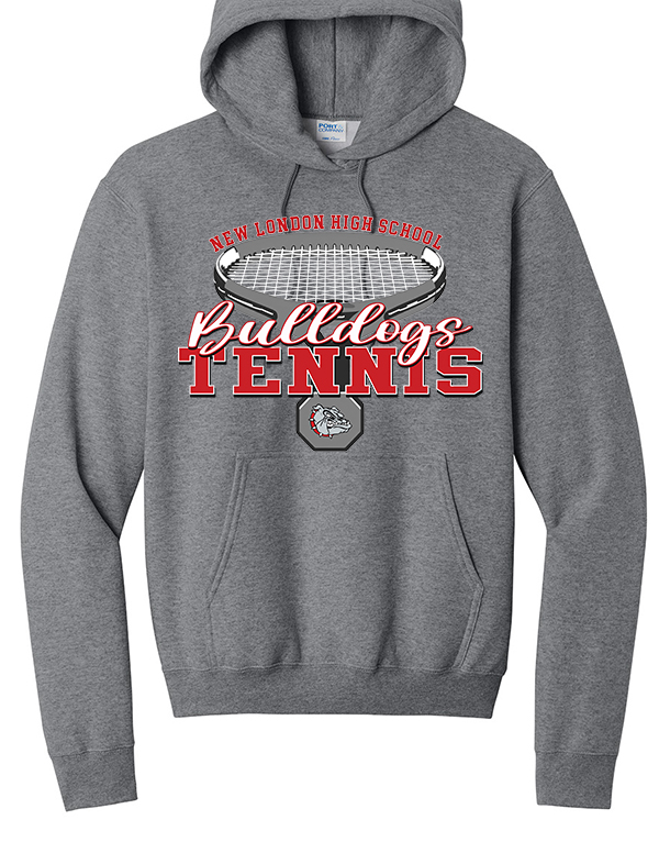 Graphite Heather Tennis Racquet Sweatshirt