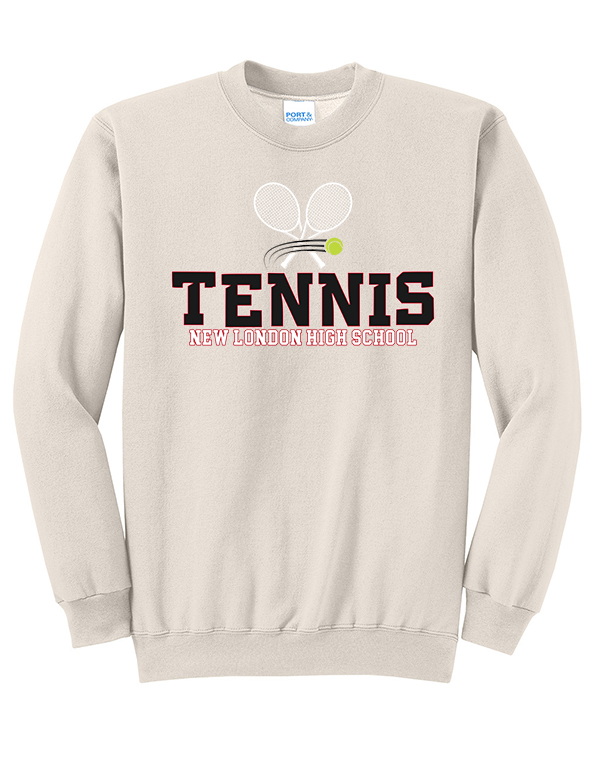 Natural NLHS Tennis Crewneck