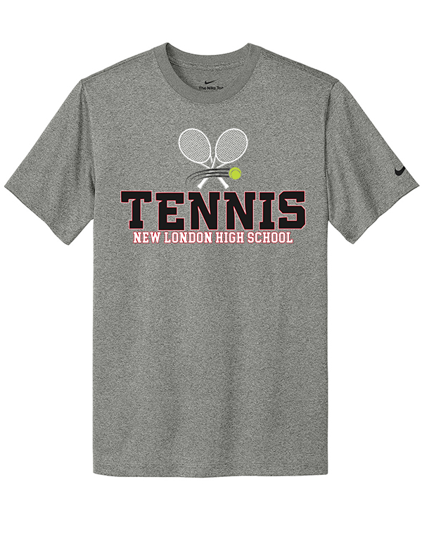 Carbon Heather NLHS Tennis Nike Tee
