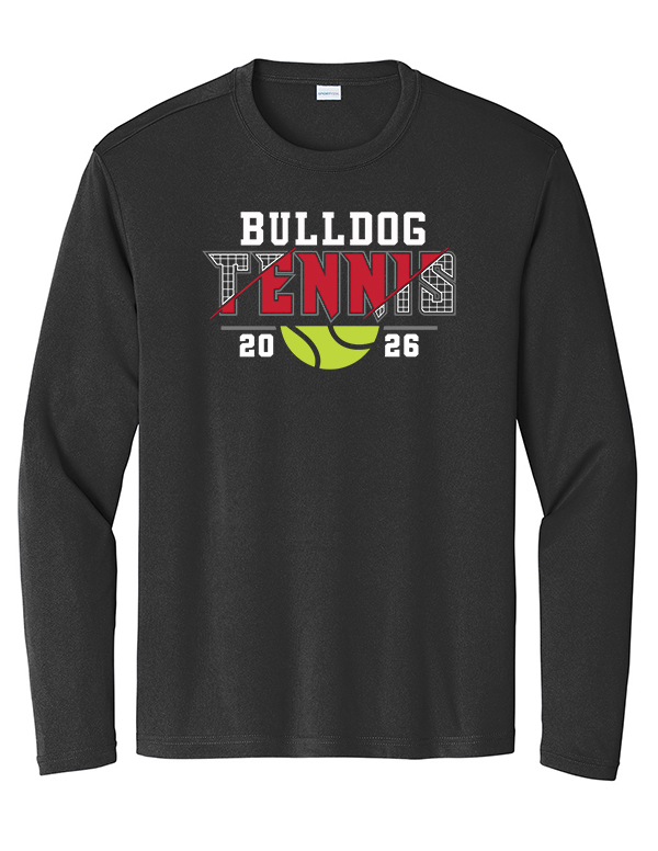 Black Bulldog Tennis Dri-Fit Long Sleeve