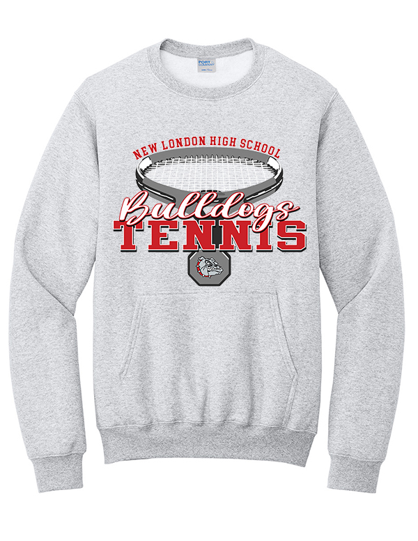 Ash Tennis Racquet Pocket Crewneck