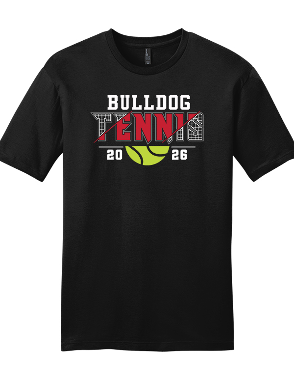 Black Bulldog Tennis SoftStyle Tee