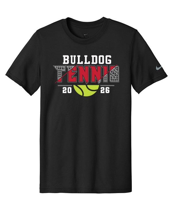 Black Bulldog Tennis Nike Tee