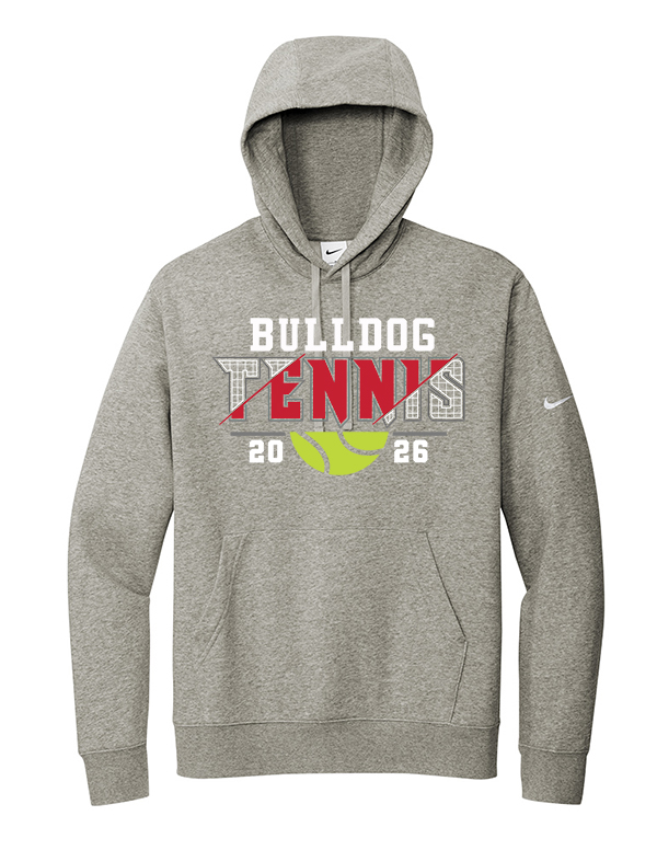 Dark Grey Heather Bulldog Tennis Nike Sweatshirt