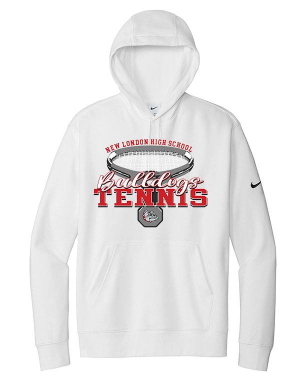 White Tennis Racquet Nike Sweatshirt
