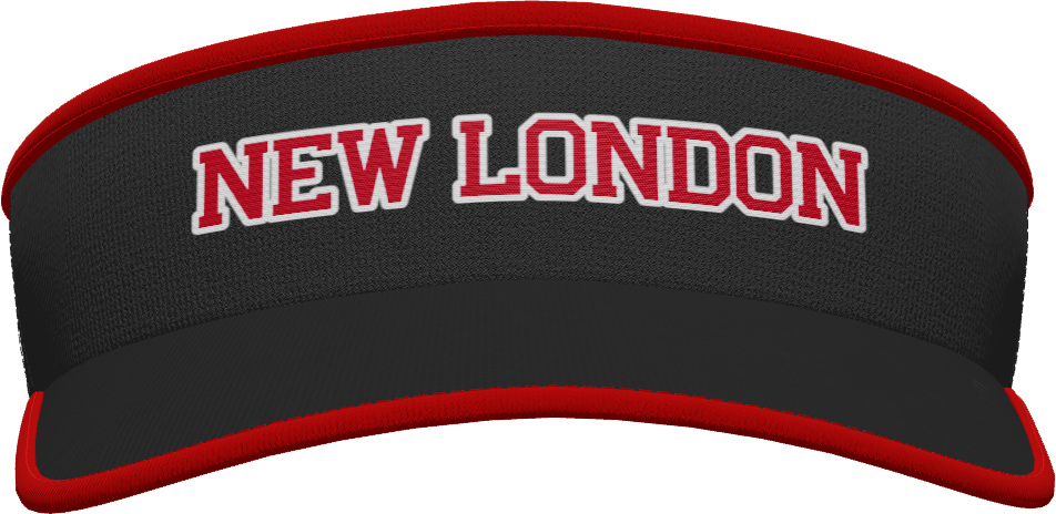 Black/Red New London Visor
