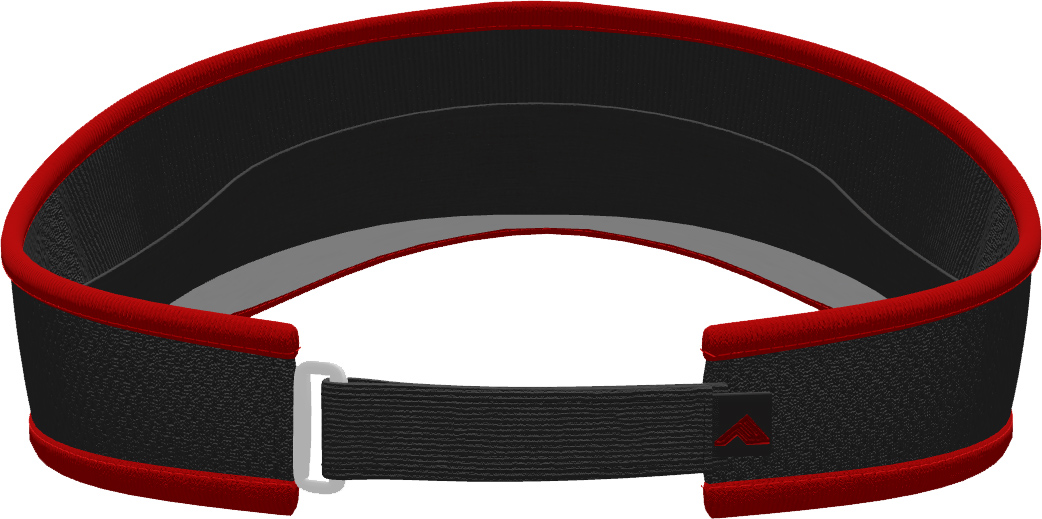 Black/Red New London Visor 2