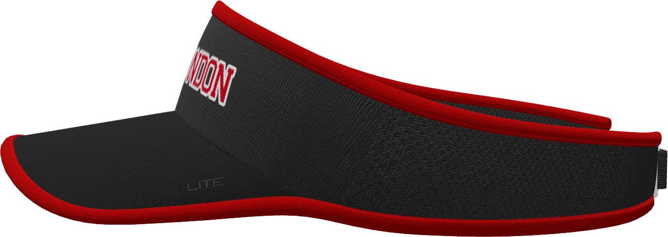 Black/Red New London Visor 3