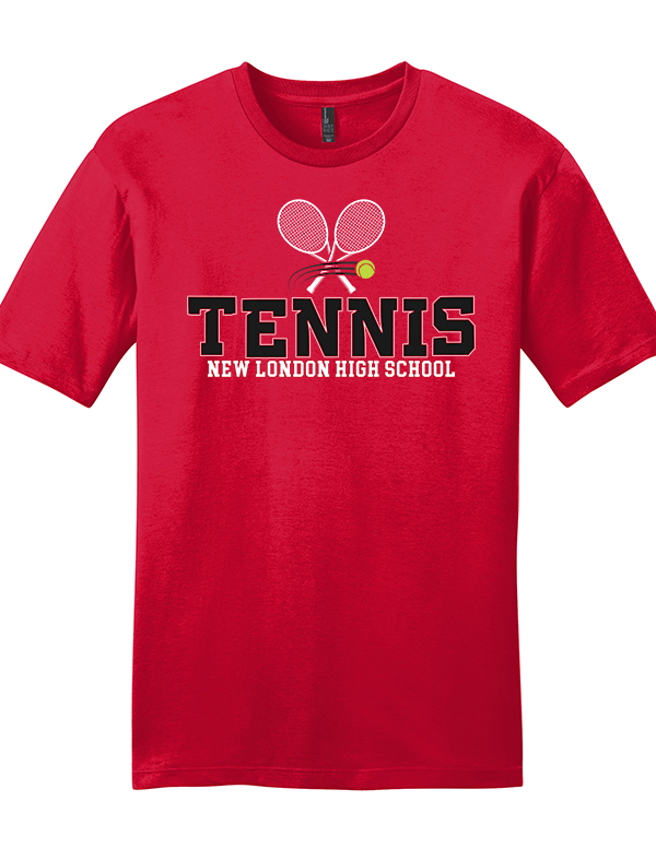 Classic Red NLHS Tennis SoftStyle Tee