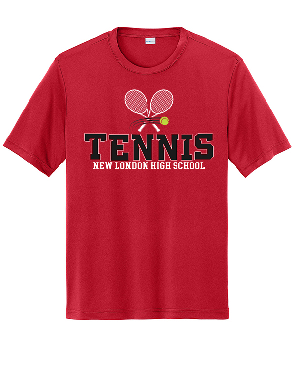 True Red NLHS Tennis Dri-Fit Tee