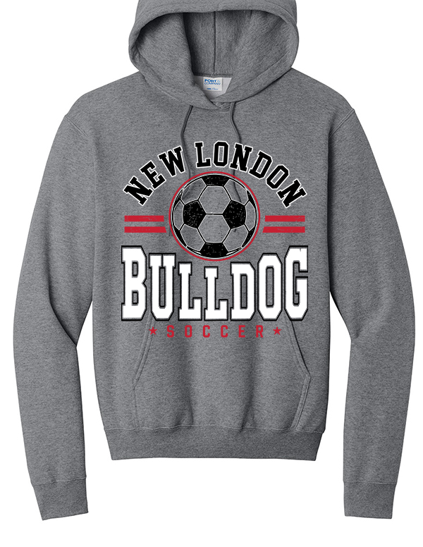 Graphite Heather Bulldog Soccer Sweatshirt
