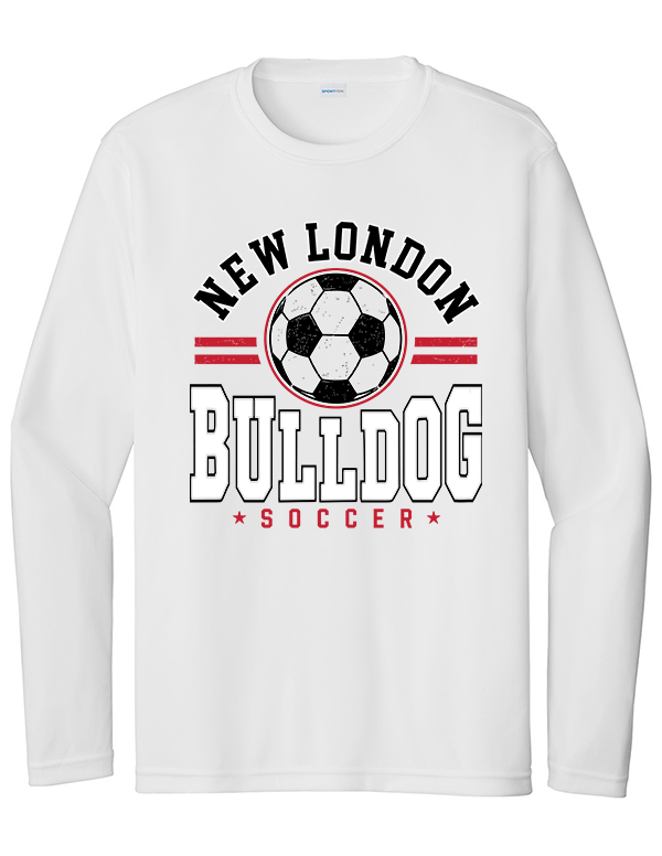 White  Bulldog Soccer Dri-Fit Long Sleeve