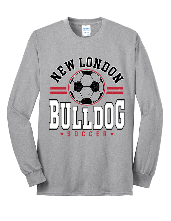 Ash Bulldog Soccer Core Blend Long Sleeve