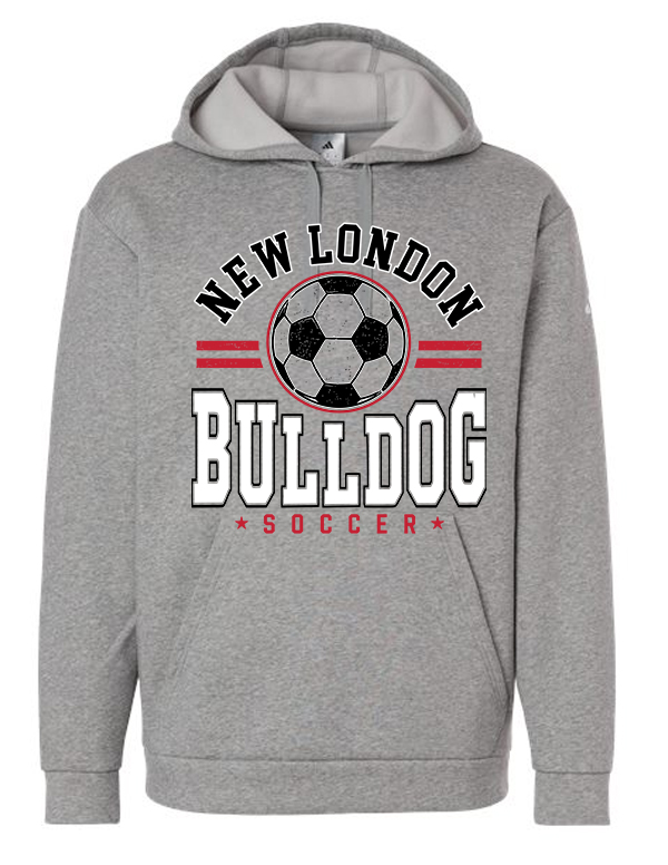 Medium Grey Heather  Bulldog Soccer Adidas Sweatshirt
