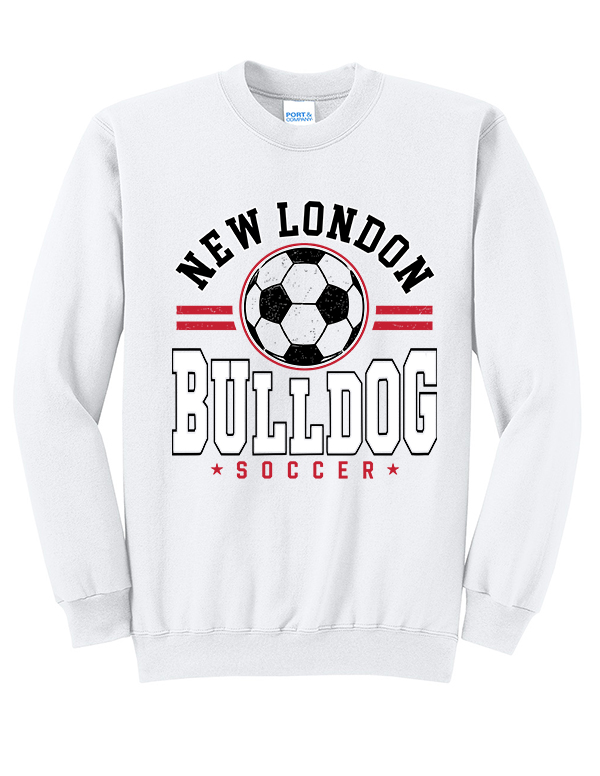 White Bulldog Soccer Crewneck
