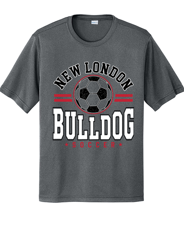 Iron Grey Bulldog Soccer Dri-Fit Tee