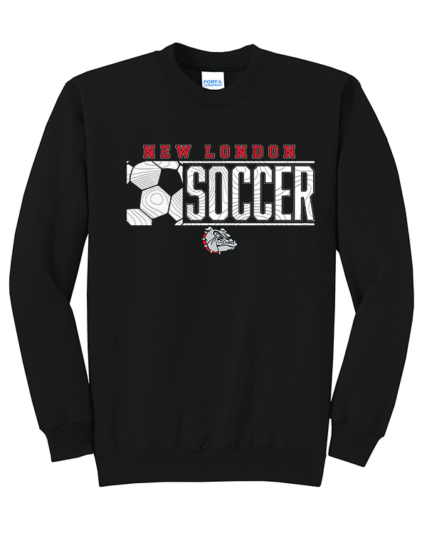 Jet Black  NL Soccer Crewneck