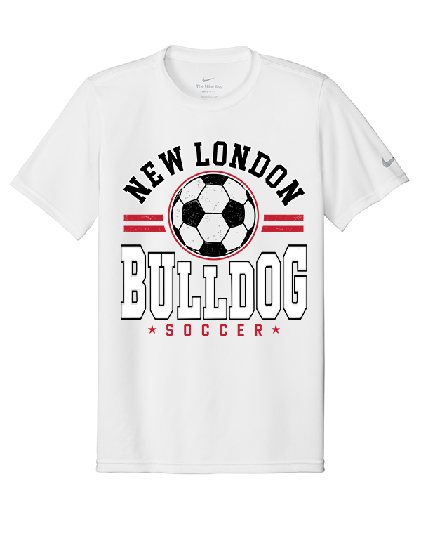 White  Bulldog Soccer Nike Tee
