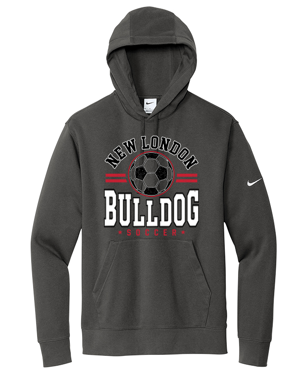 Anthracite Bulldog Soccer Nike Sweatshirt
