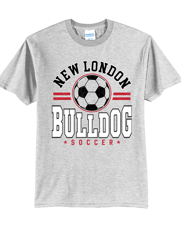 Ash Bulldog Soccer Core Blend Tee