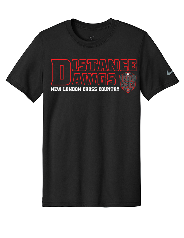 Black NLXC Distance Dawgs Nike Tee