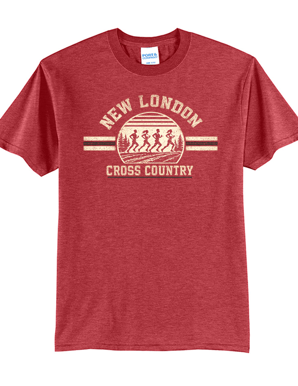 Heather Red  NLXC Classic Core Blend Tee