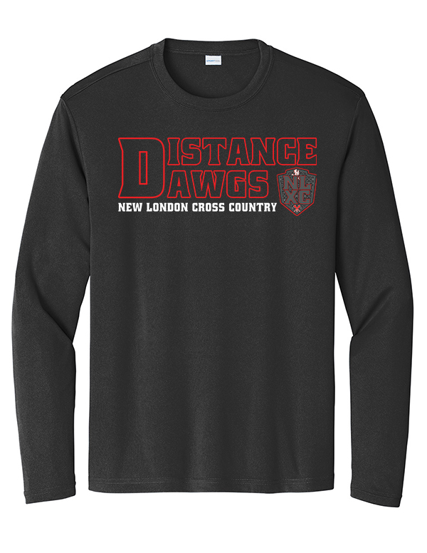 Black NLXC Distance Dawgs Dri-Fit Long Sleeve
