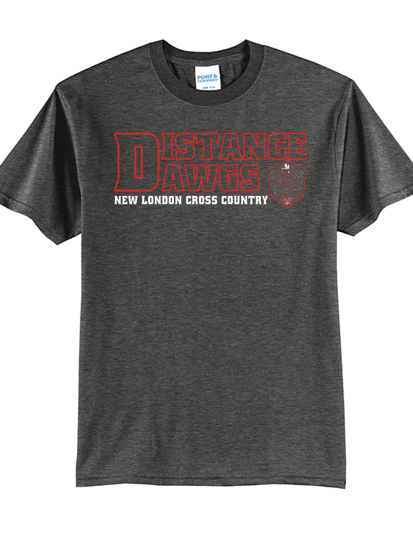 Black Heather NLXC Distance Dawgs Core Blend Tee