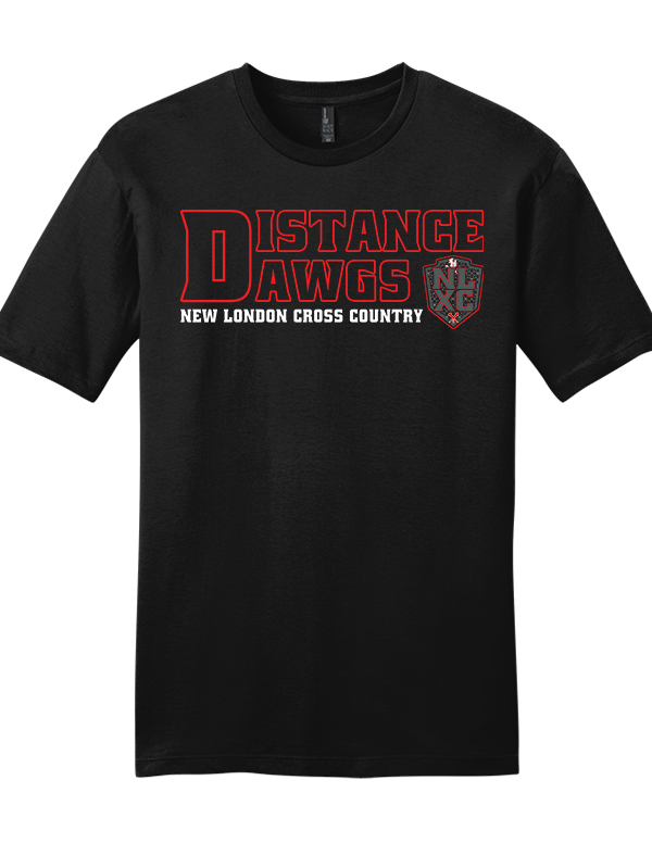 Black NLXC Distance Dawgs SoftStyle Tee