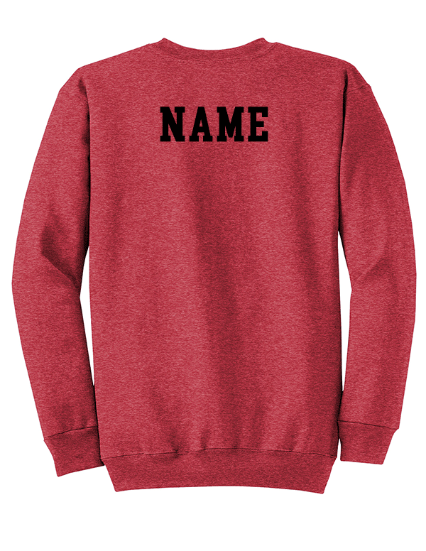 Heather Red NLXC Classic Crewneck 2
