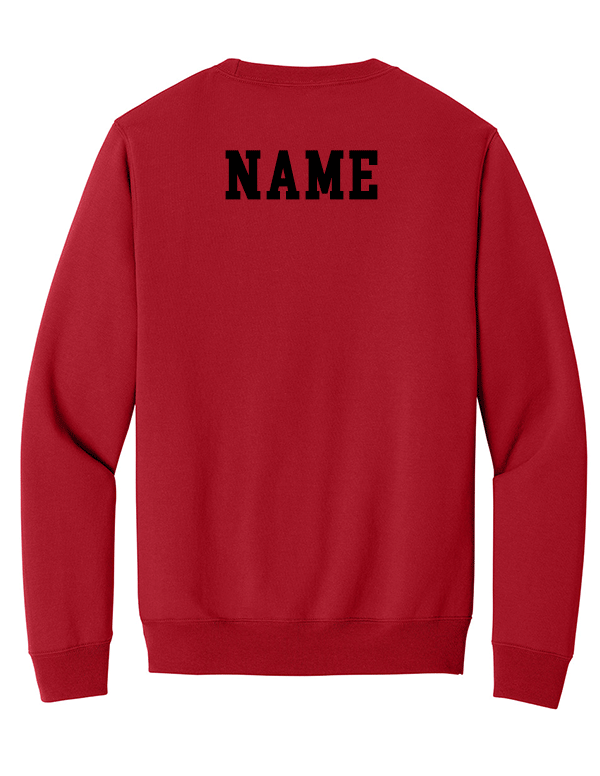 Red NLXC Classic Pocket Crewneck 2
