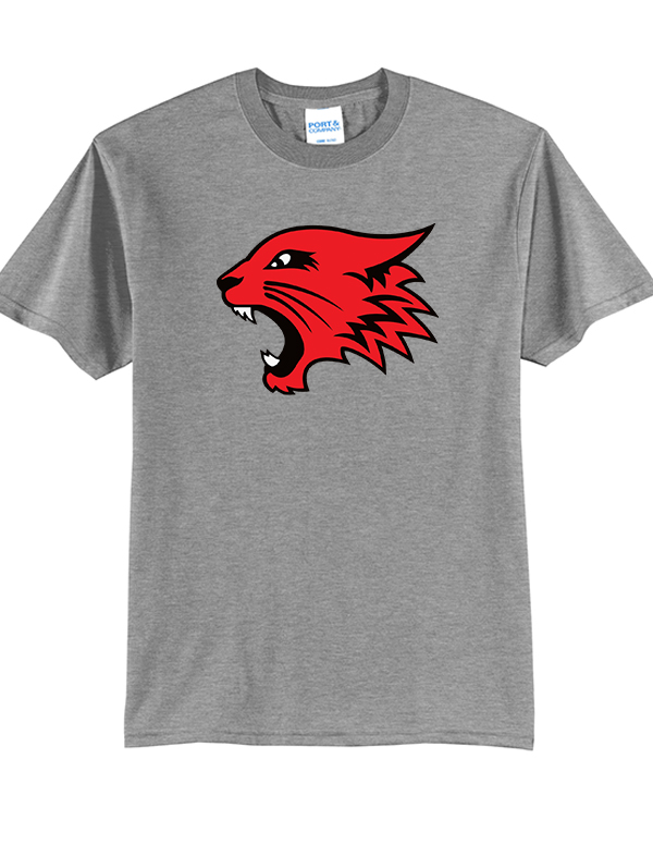 Athletic Heather Wildcat Core Cotton Tee