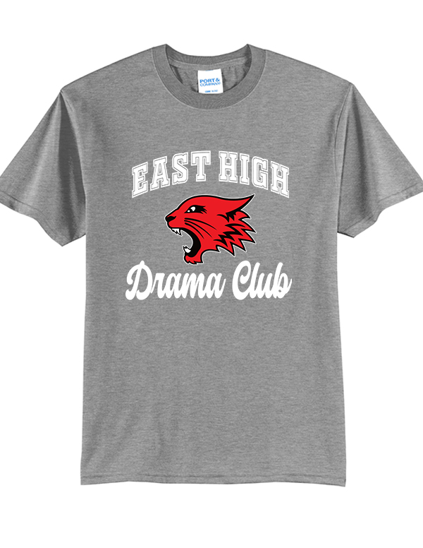 Athletic Heather Drama Club Core Cotton Tee