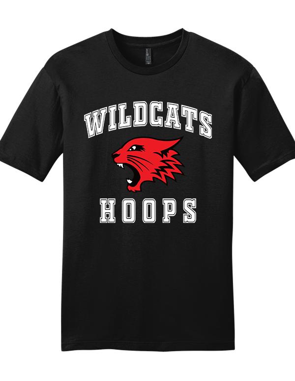 Black Wildcat Hoops Soft Cotton Tee ®