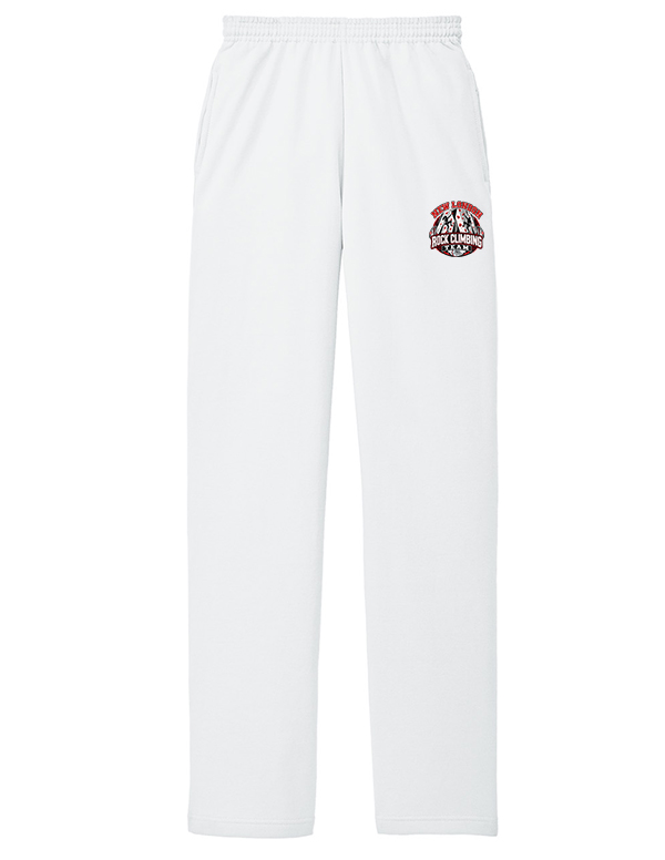 White Climbing Wall Core Fleece Sweatpant with Pockets