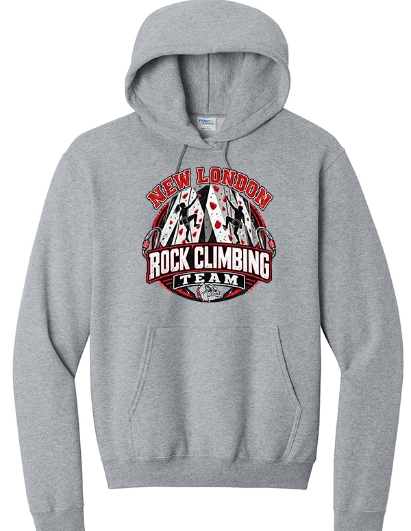 Athletic Heather Climbing Wall  Core Fleece Pullover Hoodie