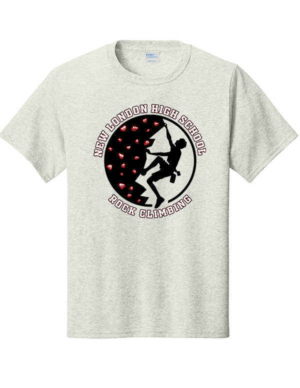 Oatmeal Heather Circle Logo Core Cotton Tee