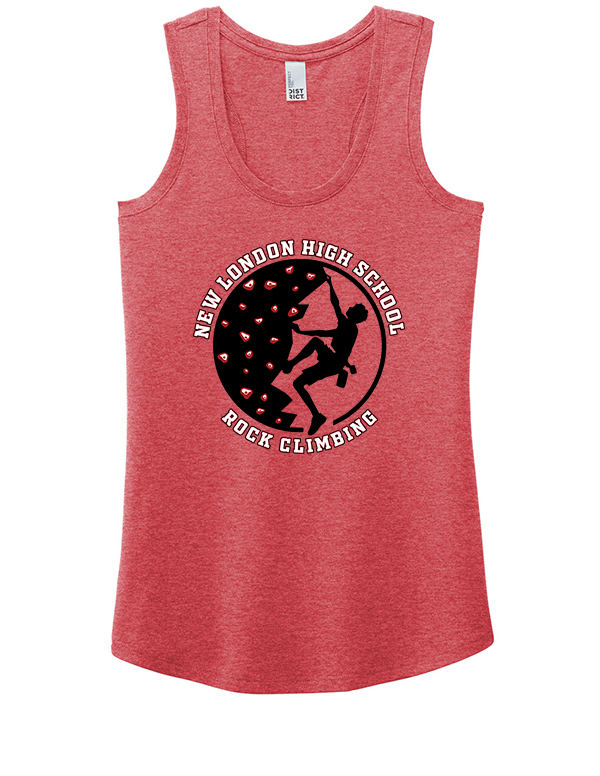 Red Frost  Circle Logo Women’s Perfect Tri Racerback Tank