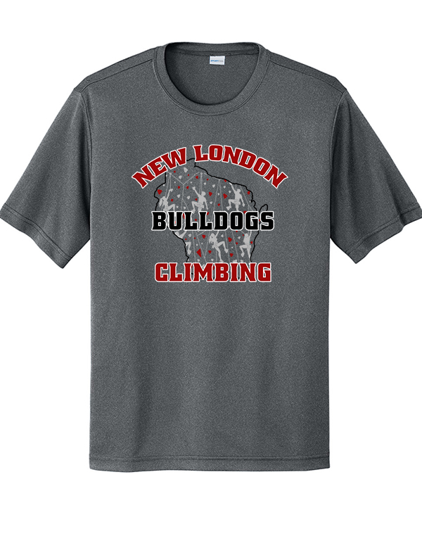 Iron Grey WI Bulldog Climbing Competitor Tee