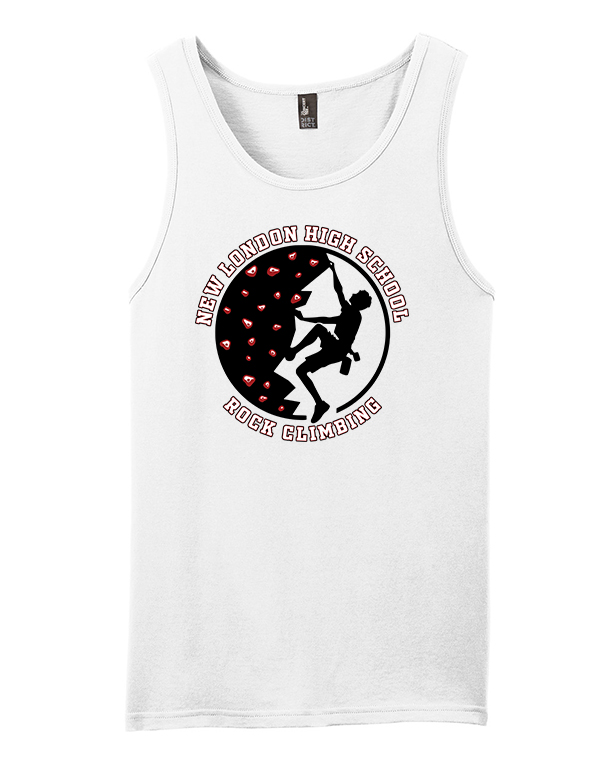 White  Circle Logo Concert Tank