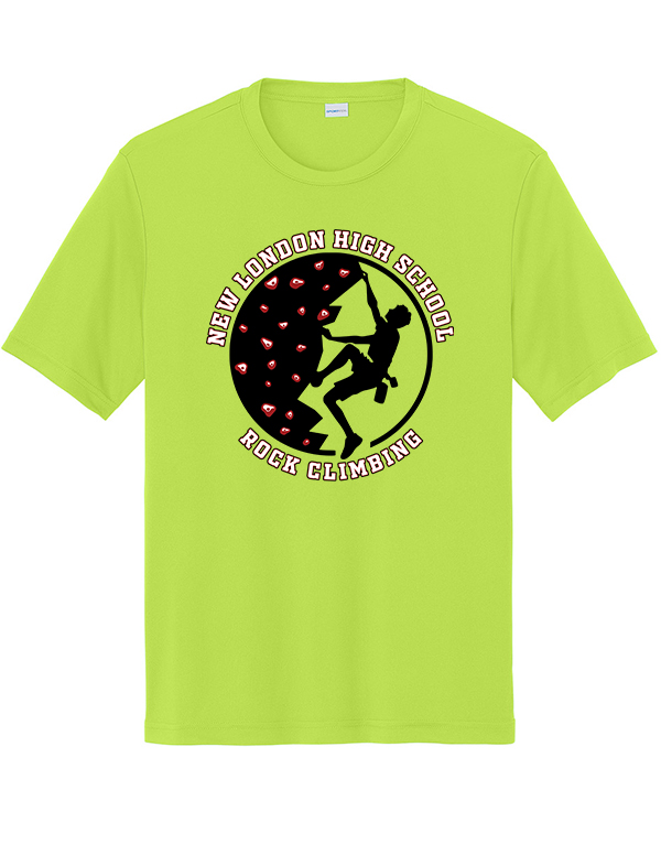 Lime Shock Circle Logo Competitor Tee