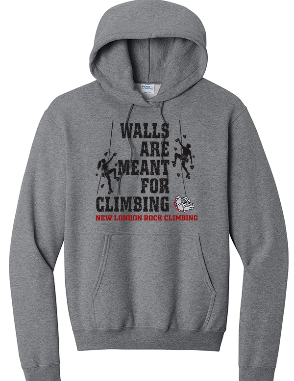 Graphite Heather Walls Core Fleece Pullover Hoodie