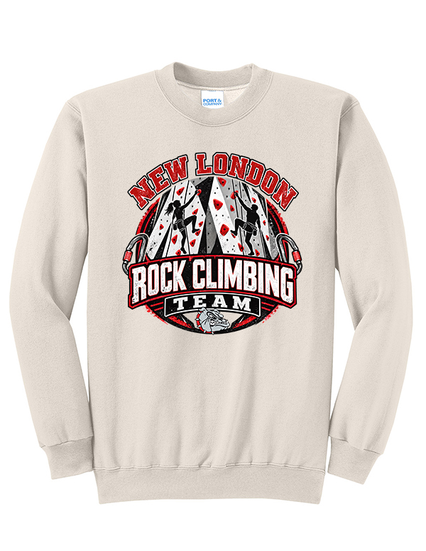 Natural Climbing Wall Core Fleece Crewneck