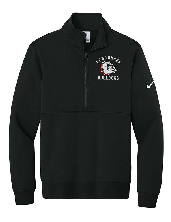 Black Nike Fleece 1/2-Zip