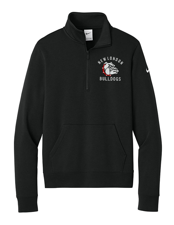 Black Nike Women's Fleece 1/2-Zip